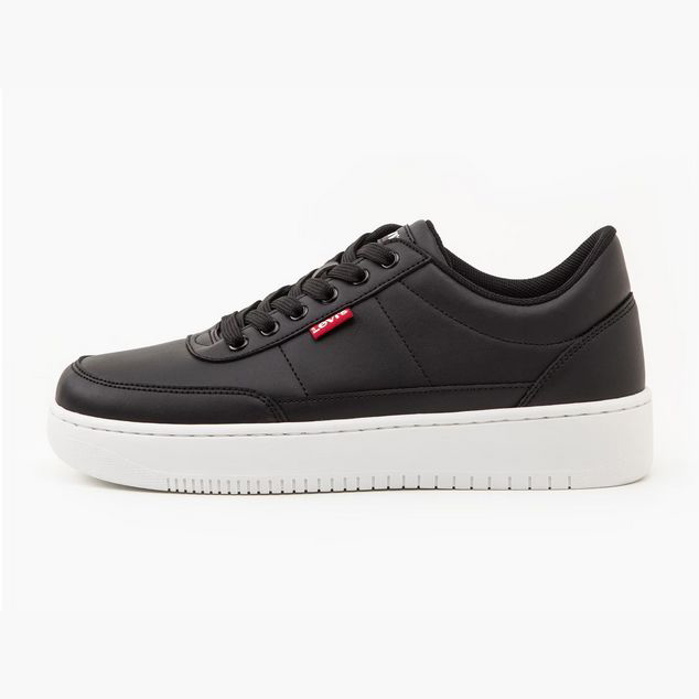 Levi's New Union 2.0 sneakers nera in pelle platform