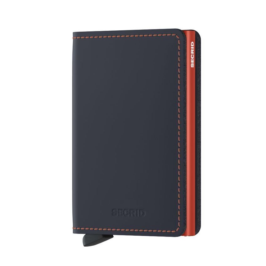 Secrid Slimwallet Matte NightBlue/Orange