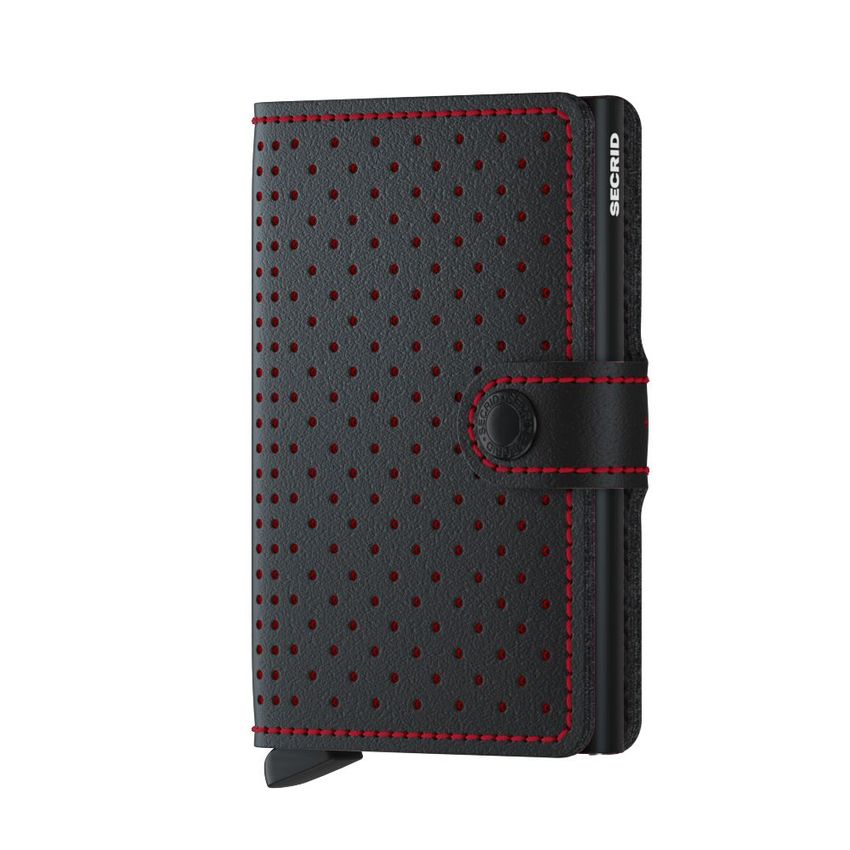 Secrid Miniwallet Perforated Black/Red