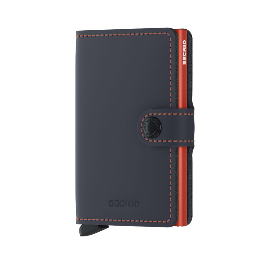 Secrid Miniwallet matte nightblue/orange